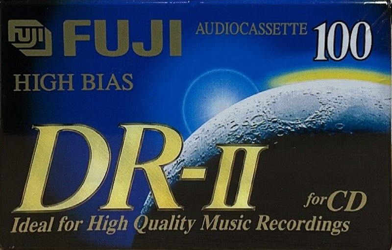 Compact Cassette Fuji DR-II 100 Type II Chrome 1995 North America