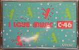 cover of Cassette Arrow İ love music Type I Normal