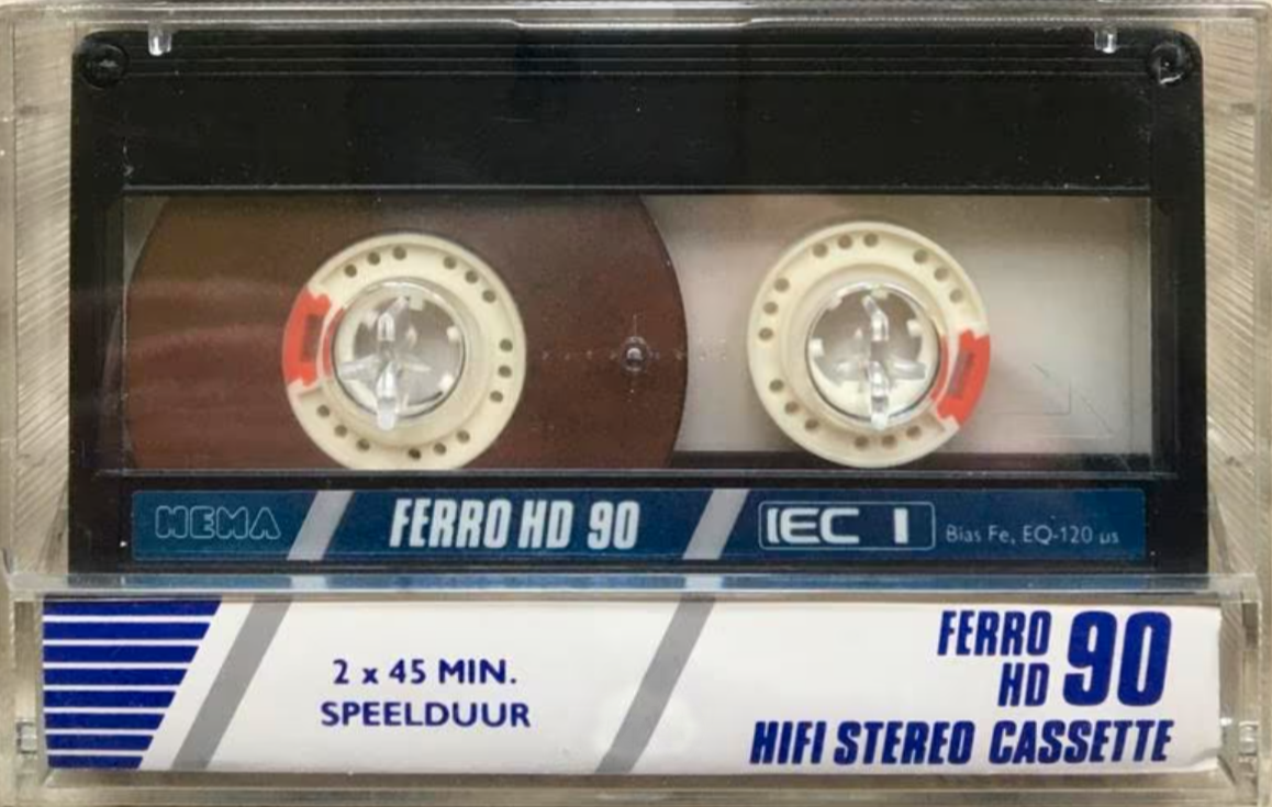 Compact Cassette Hema Ferro HD 90 Type I Normal 1988 Netherlands
