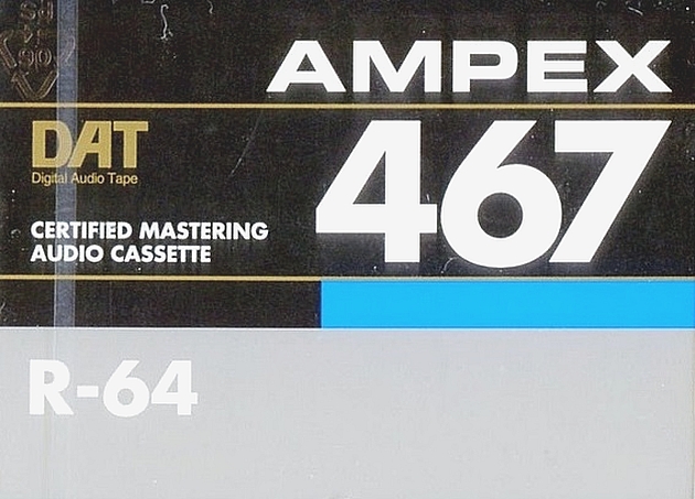 Digital Audio Tape Ampex 467 64 Type IV Metal 1993 USA