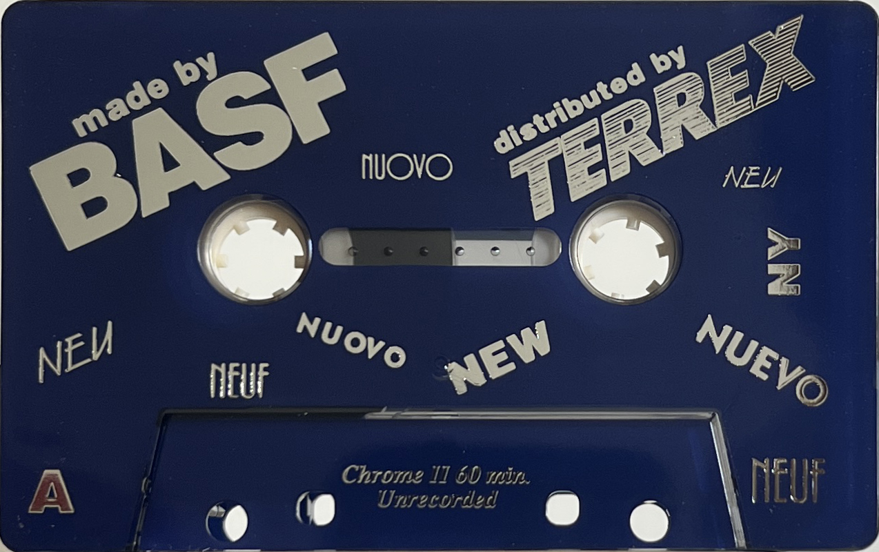 Compact Cassette BASF 60 "Terrex" Type II Chrome 1995 Germany
