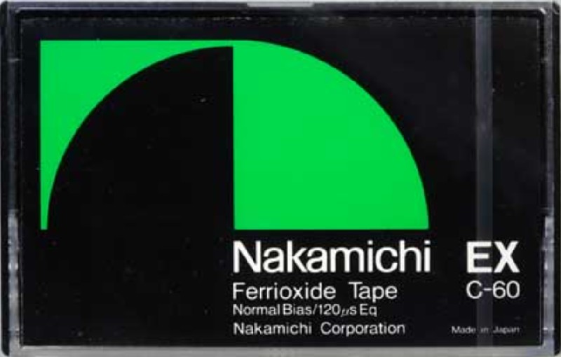 Compact Cassette Nakamichi EX 60 Type I Normal 1978 USA