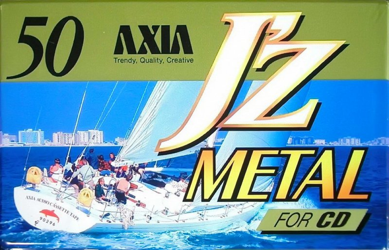 Compact Cassette AXIA J`z Metal 50 "JZMC 50" Type IV Metal 1995 Japan