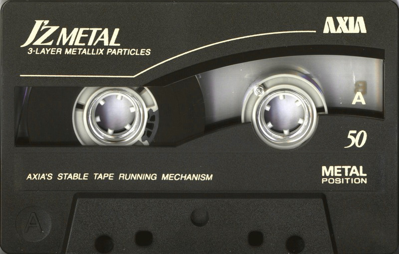 Compact Cassette AXIA J`z Metal 50 "JZMC 50" Type IV Metal 1995 Japan