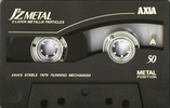 Compact Cassette AXIA J`z Metal 50 "JZMC 50" Type IV Metal 1995 Japan