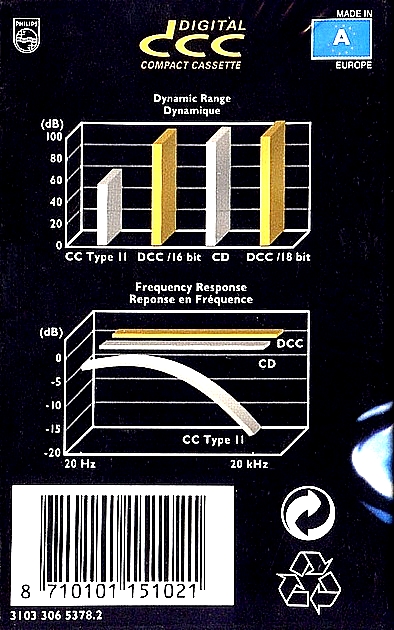 DCC Philips 60 Type I Normal 1992 Europe