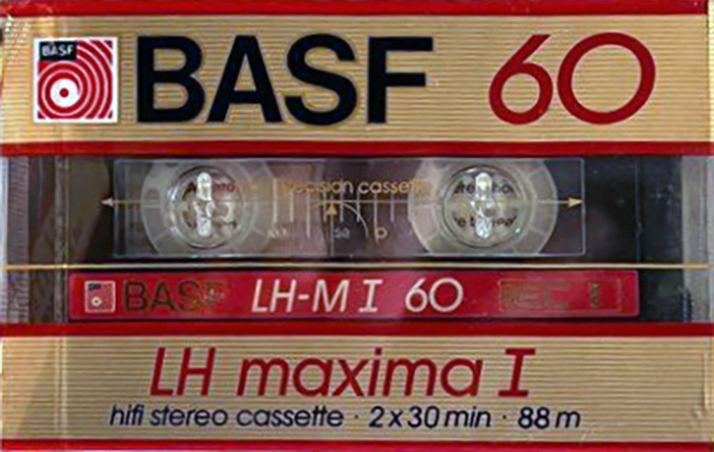 Compact Cassette BASF LH Maxima I 60 "LH-M I" Type I Normal 1985 Europe