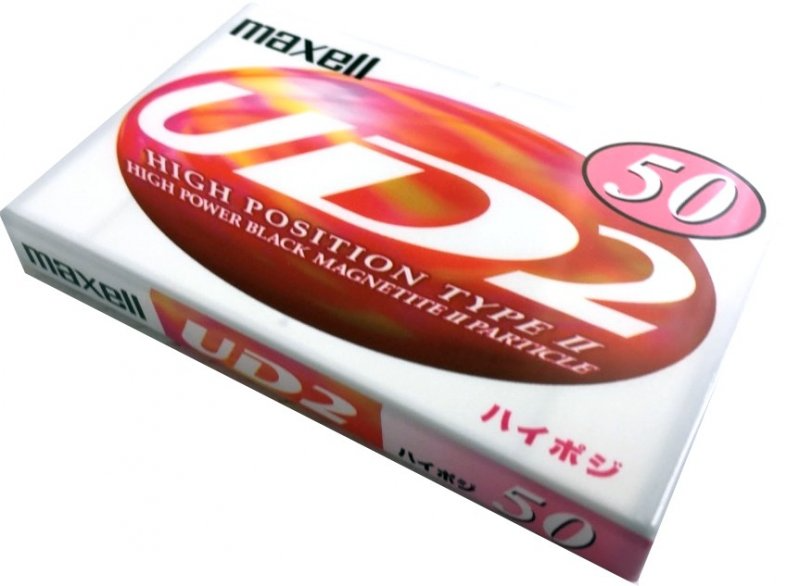 Compact Cassette Maxell UDII / UD2 50 "UD2-50L" Type II Chrome 1997 Japan