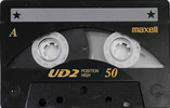 Compact Cassette Maxell UDII / UD2 50 "UD2-50L" Type II Chrome 1997 Japan