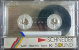 Compact Cassette Schneider 60 "SOUND" Type I Normal 1989 Germany
