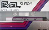Compact Cassette Exel 60 Type II Chrome 1987 France