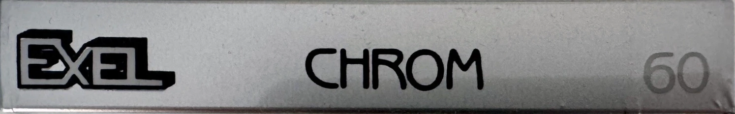 Compact Cassette Exel 60 Type II Chrome 1987 France