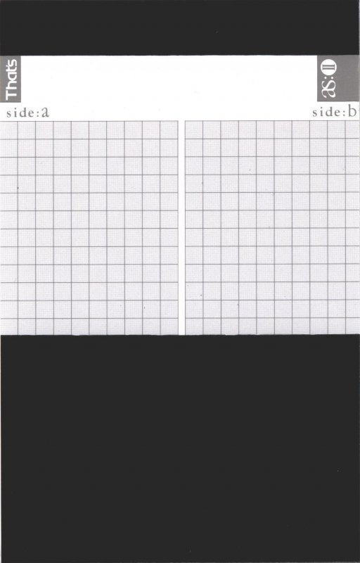 Compact Cassette Thats AS II 46 Type II Chrome 1990 Europe