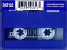 Digital Audio Tape HHB 125 Type IV Metal Worldwide