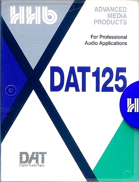 Digital Audio Tape HHB 125 Type IV Metal Worldwide