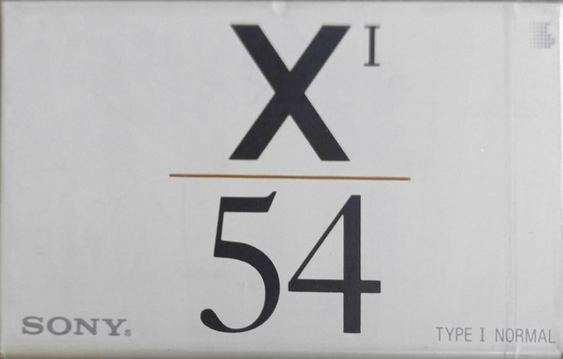 Compact Cassette Sony XI 54 Type I Normal 1992 Japan