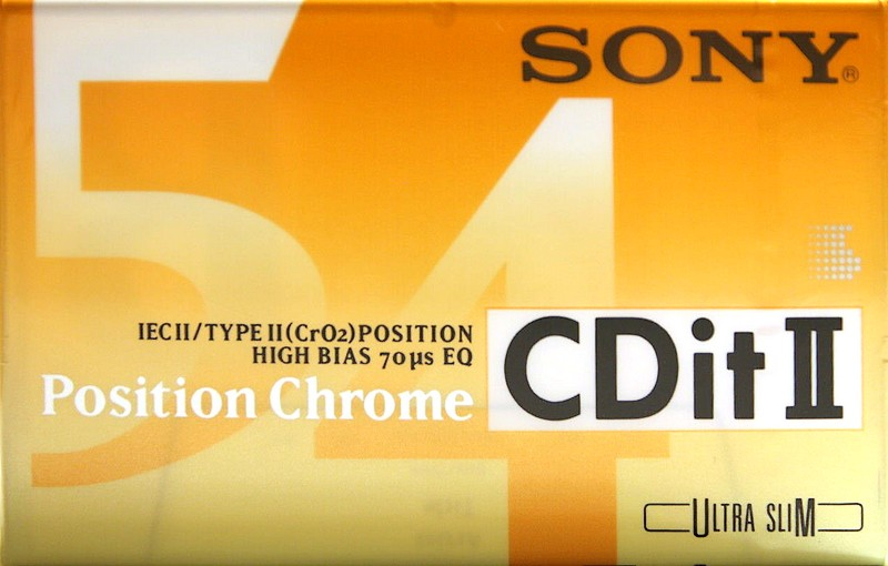 Compact Cassette: Sony  - CDit II 54