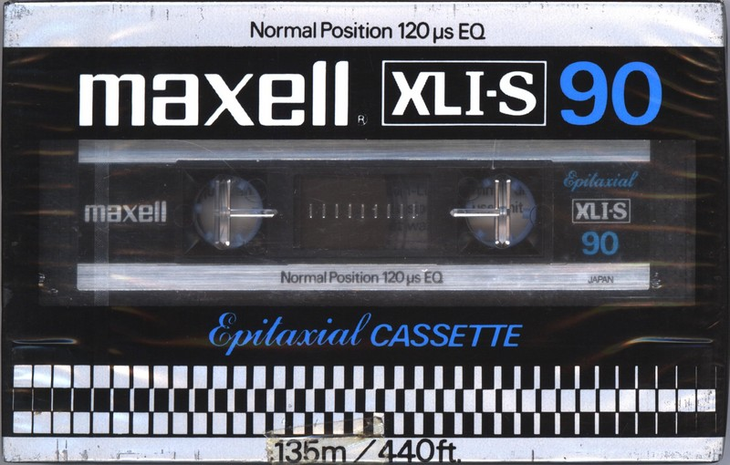 Compact Cassette Maxell XLI-S 90 Type I Normal 1980 Europe