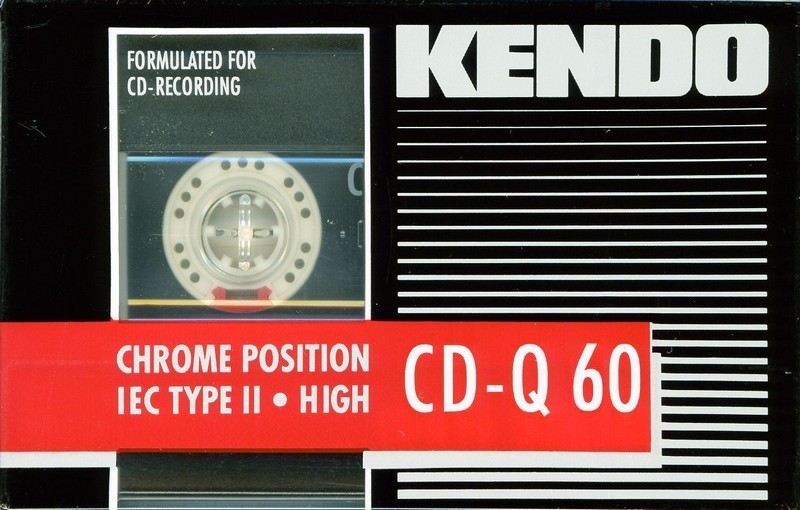 Compact Cassette Kendo CD-Q 60 Type II Chrome 1990 Germany
