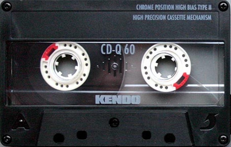 Compact Cassette Kendo CD-Q 60 Type II Chrome 1990 Germany
