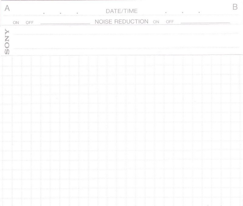 Compact Cassette Sony HF 60 Type I Normal 1993 Japan
