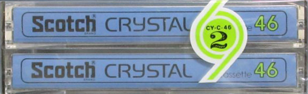 2 pack Scotch Crystal 46 Type I Normal 1977 Japan