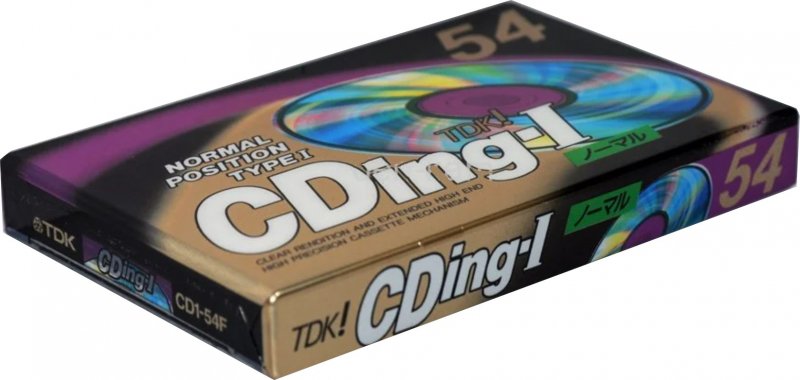 Compact Cassette TDK CDing 1 54 "CD1-54F" Type I Normal 1994 Japan