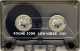 Compact Cassette Sound 2000 Sound Tape 1 60 "RV ROYAL" Type I Normal 1985 Germany