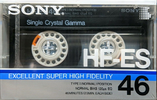 Compact Cassette Sony HF-ES 46 Type I Normal 1986 Japan