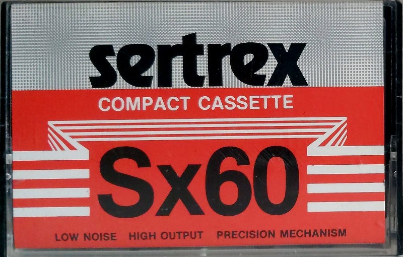 Compact Cassette sertrex SX 60 Type I Normal Hungary
