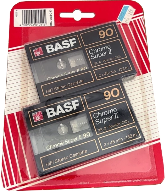 Blister BASF Chrome Super II 90 Type II Chrome 1988 Europe