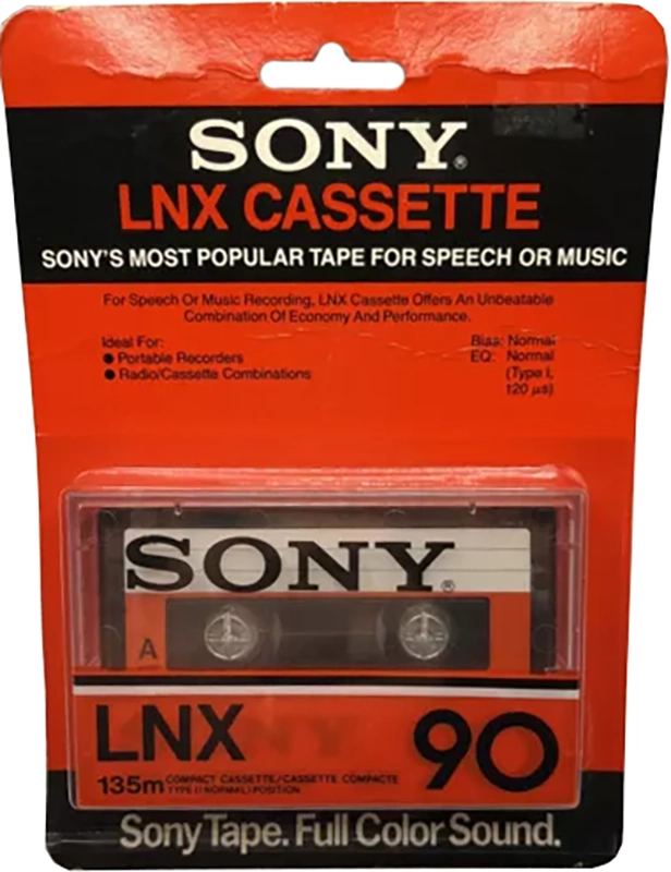 Blister Sony LNX 90 Type I Normal 1979 USA