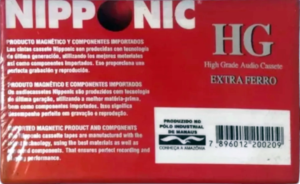 Compact Cassette Nipponic HG 60 Type I Normal Brazil