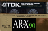 Compact Cassette TDK AR-X 90 Type I Normal 1988 Australia, Europe