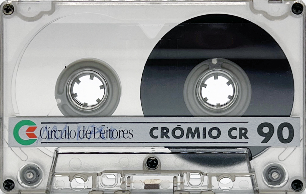 Compact Cassette Circulo de Leitores 90 "Cromio CR" Type II Chrome 1986 Portugal