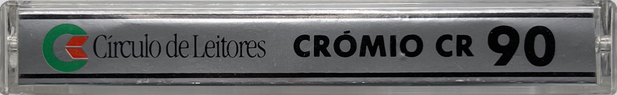 Compact Cassette Circulo de Leitores 90 "Cromio CR" Type II Chrome 1986 Portugal