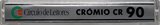 Compact Cassette Circulo de Leitores 90 "Cromio CR" Type II Chrome 1986 Portugal