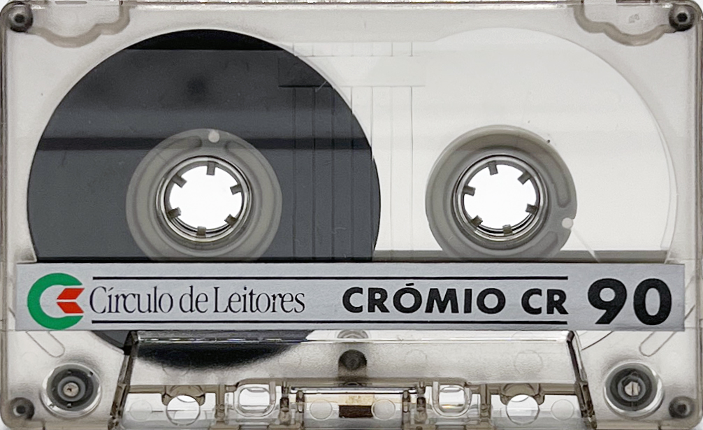 Compact Cassette Circulo de Leitores 90 "Cromio CR" Type II Chrome 1986 Portugal