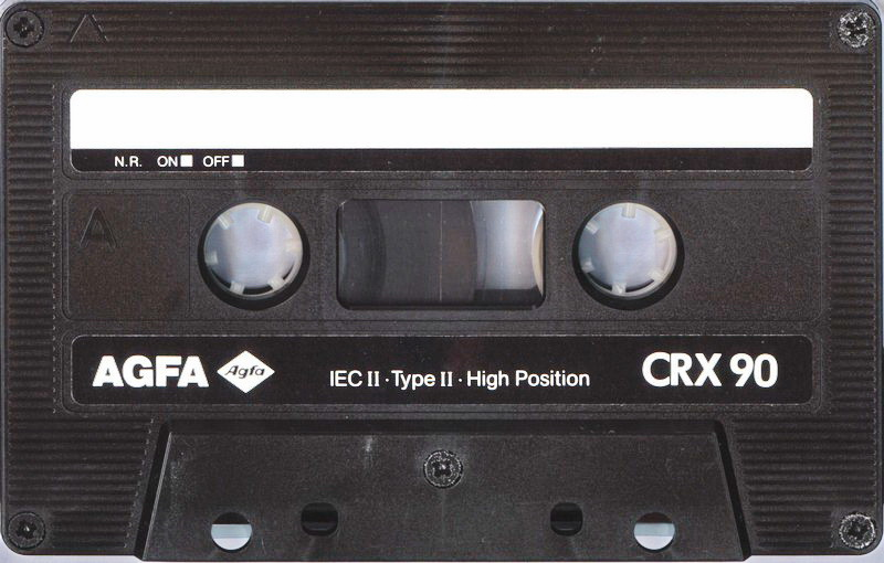 Compact Cassette AGFA CRX 90 Type II Chrome 1989 Europe