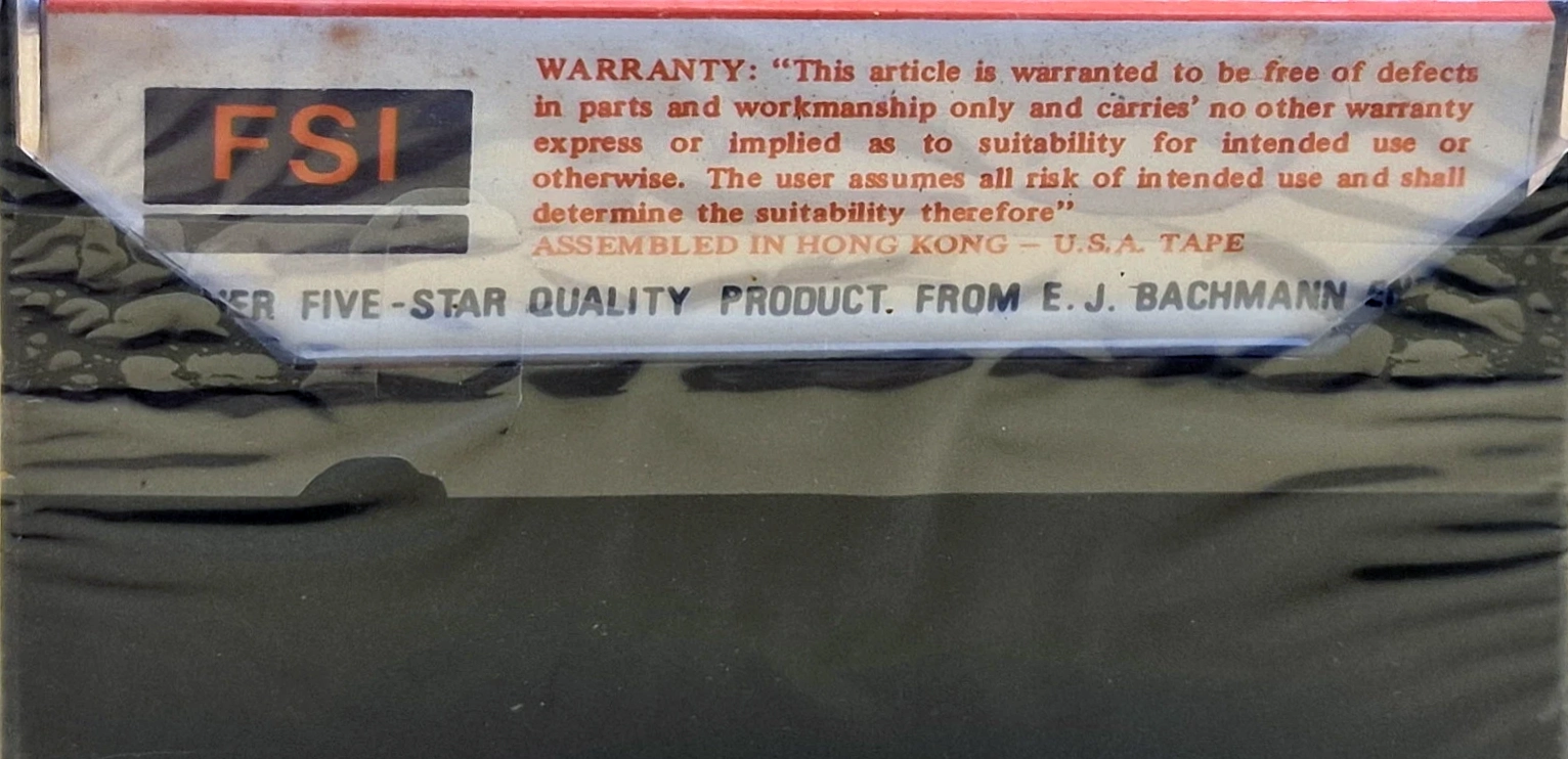 Compact Cassette FSI 60 "USA Federated" Type I Normal USA