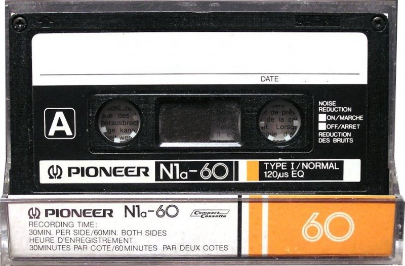 Compact Cassette Pioneer N1a 60 Type I Normal 1982 Europe