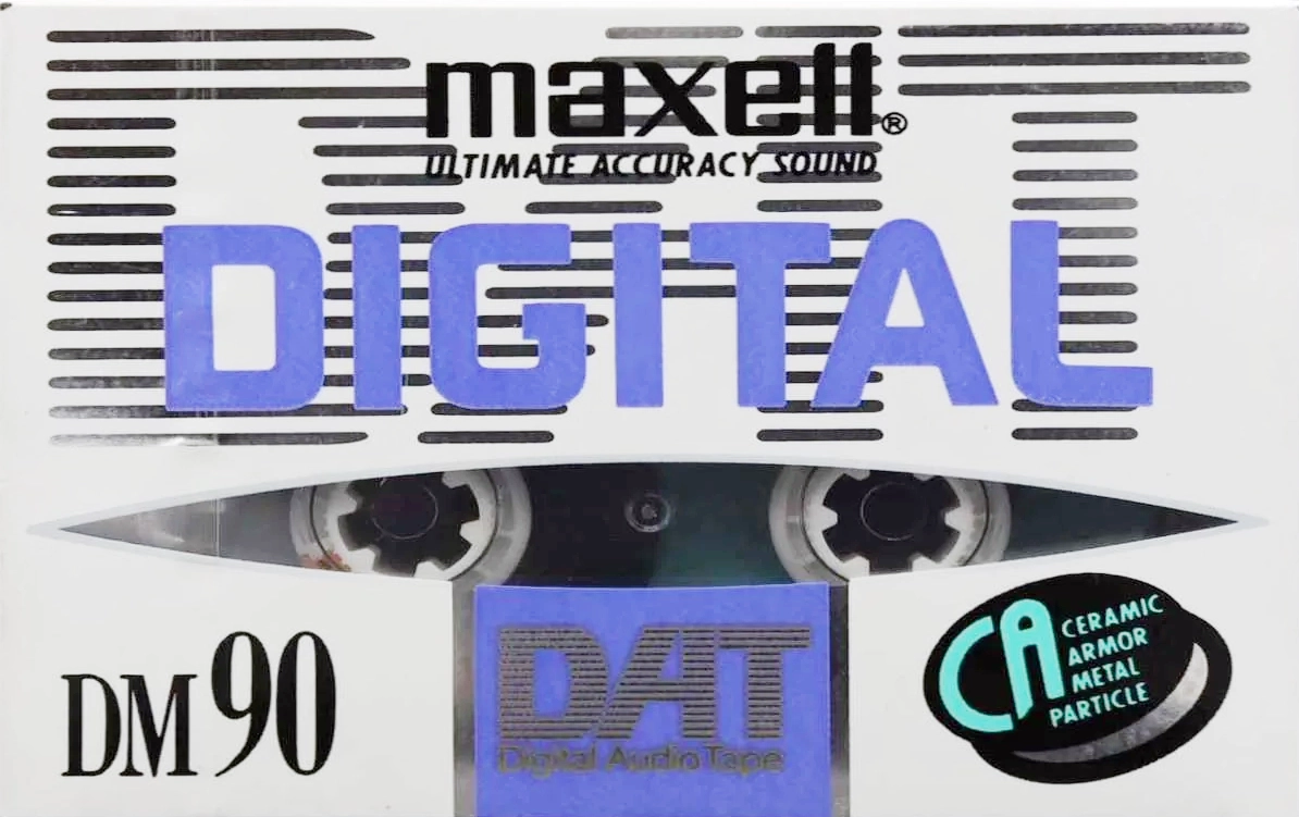 Digital Audio Tape Maxell 90 Type IV Metal 1990 Japan