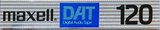 Digital Audio Tape Maxell 120 "R-120DM" Type IV Metal 1987 Japan