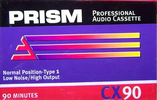 Compact Cassette Prism CX 90 Type I Normal USA