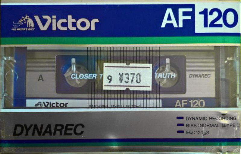 Compact Cassette Victor Dynarec AF 120 "AF-120BU" Type I Normal 1985 Japan