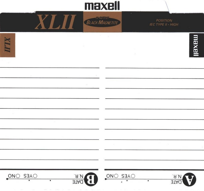 Compact Cassette: Maxell / Hitachi Maxell - XLII 46