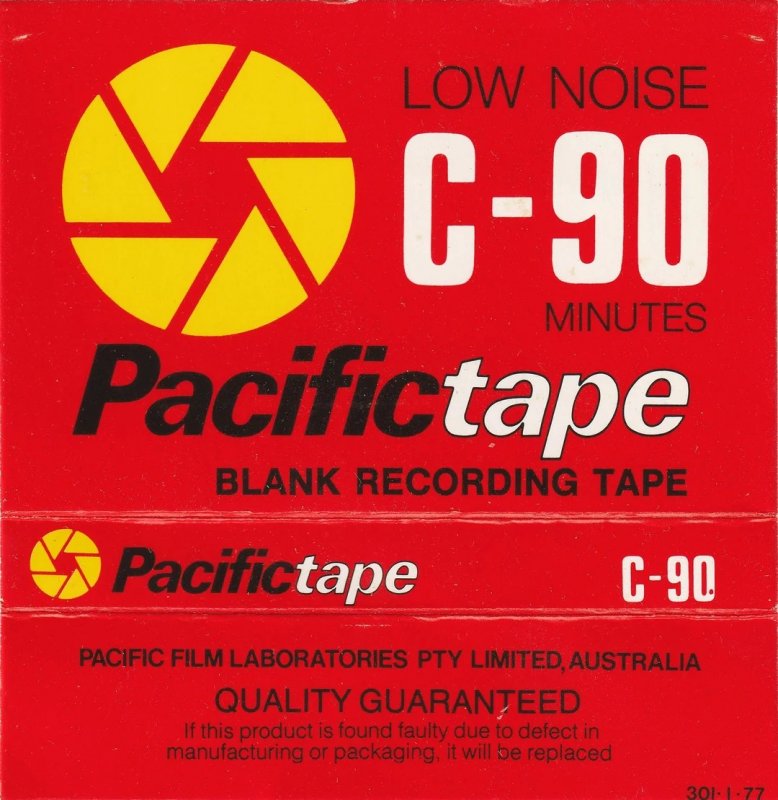 Compact Cassette: Unknown Pacific Tape -  90