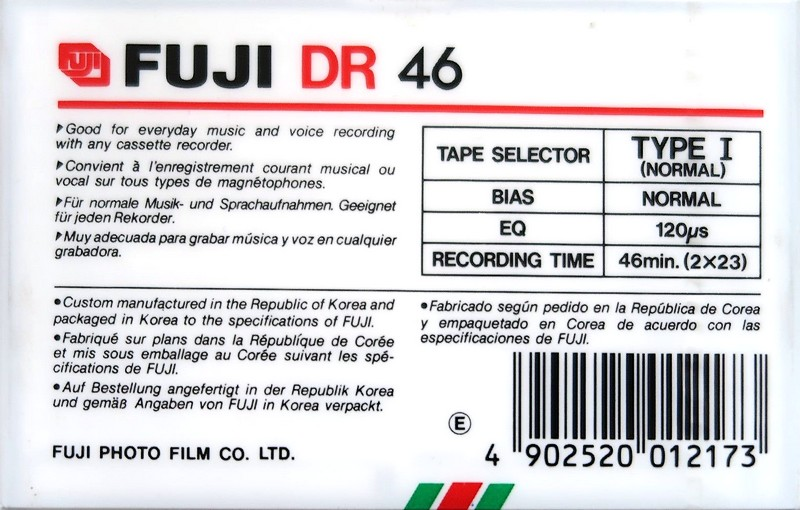 Compact Cassette: FUJI Fuji - DR 46