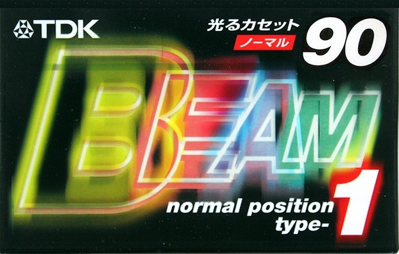 Compact Cassette TDK Beam 1 90 "BM1-90S" Type I Normal 1999 Japan