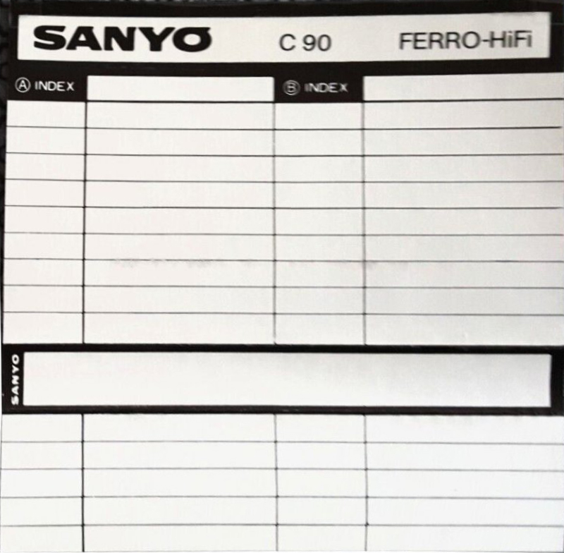 Compact Cassette:  Sanyo - Serd 90